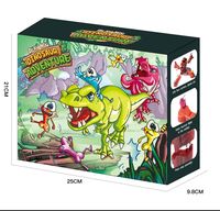 4 joueurs parent-enfant tête de dinosaure interactive dinosaure affamé manger des os jeu d'éjection jouets