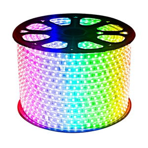 Bande lumineuse <span class=keywords><strong>LED</strong></span> Shenzhen 2835 110V <span class=keywords><strong>220V</strong></span> SMD, éclairage <span class=keywords><strong>LED</strong></span> 180 <span class=keywords><strong>LED</strong></span> <span class=keywords><strong>bleu</strong></span> IP67 étanche, <span class=keywords><strong>ruban</strong></span> <span class=keywords><strong>LED</strong></span> flexible pour aménagement paysager - Product Image 1