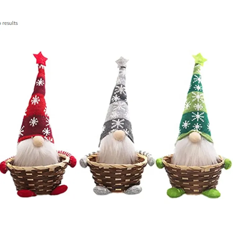 Hot products sold online cloth 65g Christmas Gnomes Doll basket Use range home decoration holiday gifts