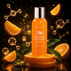 PEAUAMIE Loción <span class=keywords><strong>exfoliante</strong></span> de naranja, 100ml, <span class=keywords><strong>exfoliante</strong></span> corporal con vitamina C, elimina la piel muerta, blanqueador, hidratante - Product Image 2
