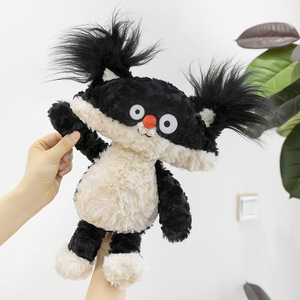 2026 nuevo lindo oso a rayas bordado malla súper suave juguete de peluche regalo de cumpleaños para aliviar el estrés lleno - Product Image 3