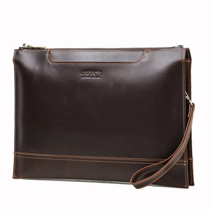 Borsa <span class=keywords><strong>da</strong></span> <span class=keywords><strong>uomo</strong></span> in vera pelle di vacchetta, per uso quotidiano, <span class=keywords><strong>da</strong></span> viaggio, per esterni, con scomparto per notebook <span class=keywords><strong>da</strong></span> 14 pollici, organizer per telefono, pochette - Product Image 5