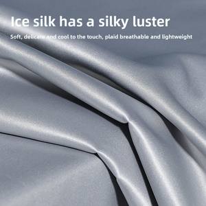 Funda de almohada de seda de hielo directa de fábrica, fundas de cojín, fundas de almohada de personalización de soporte - Product Image 4