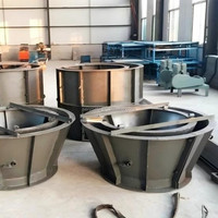 Chambre d'inspection en acier durable, moule de 8 à 20 mm d'épaisseur, diamètre personnalisé pour système d'égout et drainage routier municipal