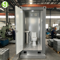 Baño Portátil Modular Británico Goeasy, Diseño Moderno, Baño Móvil para Exteriores, Panel Sándwich Personalizado