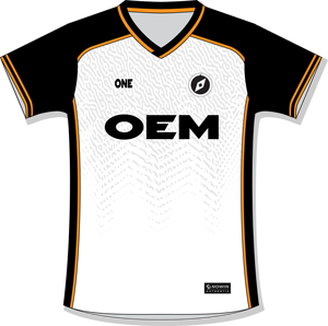 เสื้อเจอร์ซีย์/เสื้อยืดฮิปฮอปทีมชาติ ผลิตตามแบบ OEM ชุดกีฬา เทคนิคการตัดแบบอัตโนมัติ การพิมพ์แบบระเหิดสี โพลีเอสเตอร์ 100% - Product Image 4