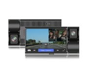 Usine en gros 1080P HD voiture DVR enregistreur avec Vision nocturne voiture tableau de bord caméra double objectif OEM/ODM 4G GPS Navigation pour véhicule