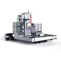 Centre d'usinage multifonctionnel 5 axes haute précision HengDaFlow CNC, fraiseuse horizontale robuste TK130, 22 kW