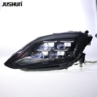Système d'éclairage automobile JS pour Porsche Cayenne 2024-2025 Accessoires de voiture Phares LED Mise à niveau Version haute configuration