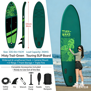 Tabla de Paddle Inflable de PVC con Tecnología Drop Stitch para Adultos, Ideal para Turismo y Pesca - Product Image 1