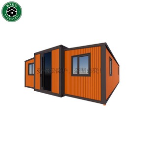 Maison préfabriquée modulaire extensible et portable de 20 pieds ou 40 pieds, pour logement temporaire - Product Image 1