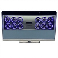 Coffre-fort Safewell à double couche pour 12 montres avec tiroir de rangement pour bijoux, pour une collection de luxe bien organisée