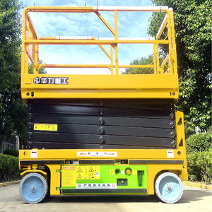 Asli dipasang Cherry pemetik gunting hidrolik Hoist 4m-18m digunakan Boom Mobile mengangkat gunting Platform untuk perawatan - Product Image 2