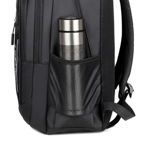 Lusenge Men's <b>Backpack</b> 18 In Large Capacity Water Resistant Business School Bag For Students - Product Image 2