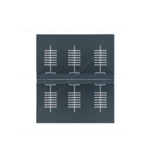 Pegboard Wall Metal Hook Floor Display Stands Retail Store Showcase for Mobile <b>Phone</b> Accessories <b>Case</b> Screen Protector <b>Charger</b> - Product Image 4