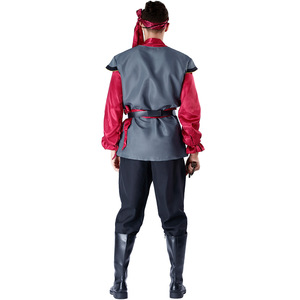 Costume de jeu de rôle d'Halloween, costume de pirate des Caraïbes, costume de Jack Captain, costume de <span class=keywords><strong>couple</strong></span>, costume de performance, ensemble de performance scénique - Product Image 6