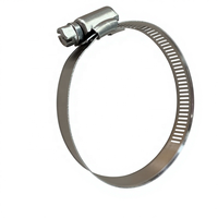 Collier de serrage à vis sans fin de type américain en acier inoxydable 8 mm 12,7 mm, bande perforée réutilisable, anti-fuite pour radiateur et chauffage