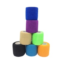 Bande de pansement élastique cohésive de haute qualité Support d'impression de sport protecteur pour les animaux de compagnie cerclage utilisation de la partie du corps