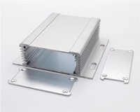 Caja Eléctrica de Aluminio Extruido para Montaje en Pared, Diseño Dividido, Anodizado, con Clasificación IP54, para PCB y Electrónica