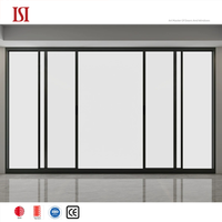 Ventanas Corredizas y Elevables de Aleación de Aluminio de Primera Marca con Marco Estrecho, Insonorizadas y con Diseño Gráfico para Sala de Estar