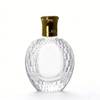 Bouteille plate en verre de 100 ml pour spiritueux (Whisky, Rhum, Vodka) avec bouchon carré – Miniature, échantillon, voyage, bar, contenant
