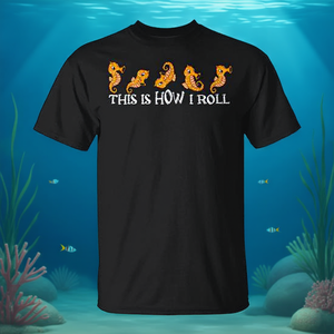 Camiseta Infantil con Diseño de Caballito de Mar, Ideal para Artículos Promocionales - Product Image 2