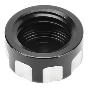 Tapa del tanque de agua del radiador de la motocicleta, superficie anodizada, resistente al óxido, repuesto para DESERTX <span class=keywords><strong>XDIAVEL</strong></span> 1262 2016 a 2018, color negro - Product Image 1