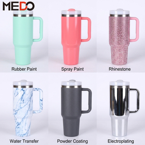 Vasos Personalizados de 30oz y 40oz, Termos al por Mayor, Vasos Aislados de Acero Inoxidable de 40oz con Asa para Viajes y Actividades al Aire Libre - Product Image 6