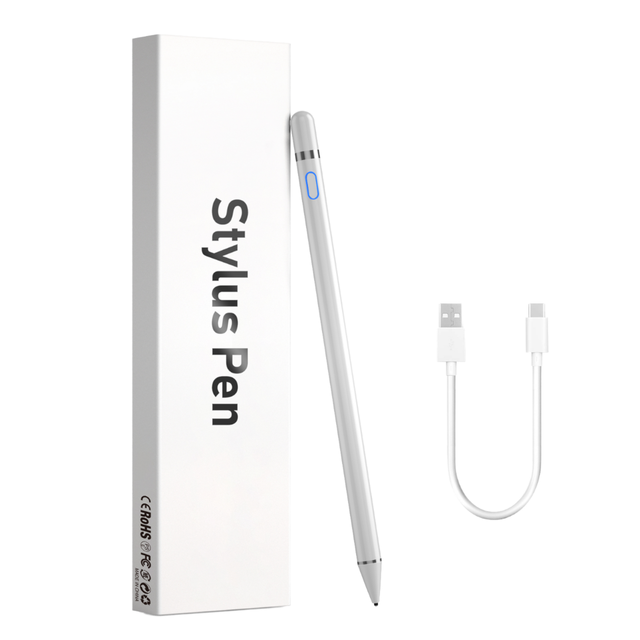 Noblepen Aluminum Active Capacitive Stylus Pen with Magnetic Attraction for iPad Mini/Air/Pro for Android Microsoft Devices