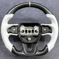 Accessoires de voiture pour Dodge Charger Challenger Hellcat Charger Challenger SRT RT Volant en fibre de carbone Intérieur automobile