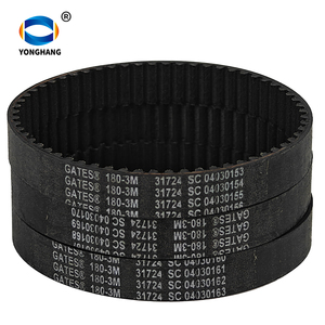 Gtates シームレスラバー HTD3M-180-9mm ラバートランスミッションタイミングドライブベルト - Product Image 1
