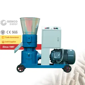 Fabrik preis verkauf flachmatrizen-pelletpresse maschine verwendet mini biomasse holz pellet mühle