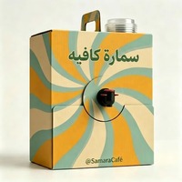 Boîte à café jetable en carton ondulé kraft écologique, personnalisable avec logo, 1L, 2L, 3L, durable, pour café et eau, vente en gros