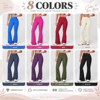 Nouvel Arrivage GM – Pantalon Évasé Effet Nuage Taille Haute Extensible Doux Rehausseur de Fesses – Tenue Décontractée Sportive Gym Fitness Yoga