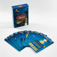 Papier de conception arrière et avant personnalisé pour adultes bilingue rose amusant bon moment couple jeux de cartes de questions