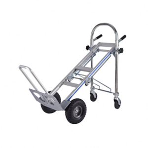 Seyahat alışveriş ofis kullanımı için OEM siyah katlanır el kamyon ve <span class=keywords><strong>Dolly</strong></span> 220lb kapasiteli teleskopik kolu arabası - Product Image 1
