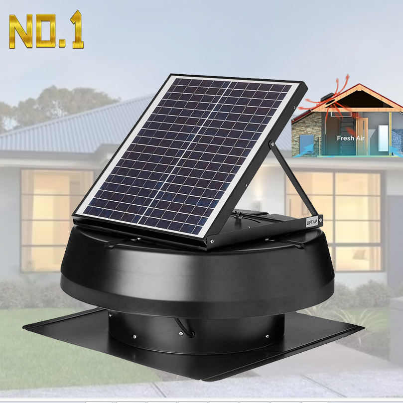 Vent Tool Solar Powered Roof Ventilation Fans Exhaust Fan Solar