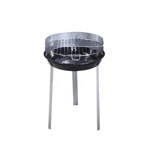 Parrilla de Barbacoa Portátil JIASHIDA de Acero Inoxidable con Acabado Esmaltado en Porcelana, Dispositivo de Seguridad contra Llamas, Carbón para Picnics y Camping - Product Image 3
