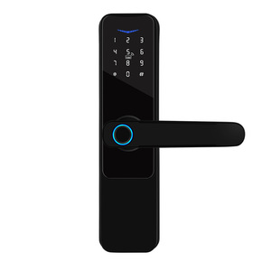 Tuya thông minh khóa cửa gỗ hợp kim nhôm Wifi mạng lưu trữ đám mây mật khẩu vân tay truy cập căn hộ cho thuê nhà - Product Image 1