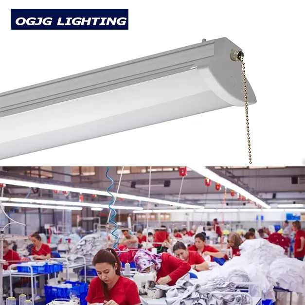 1.2m 4ft 40w פלורסנט מתקן LED צינור אור בגד מפעל תאורת LED ליניארי אור