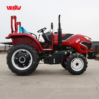 Tracteur agricole multifonctionnel à roues, moteur CE, 50 CV, 80 CV, 100 CV, 120 CV, vente chaude, motoculteur, rotavator, tondeuse à gazon