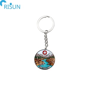 Haute qualité suisse suisse porte-clés sceau de <span class=keywords><strong>carte</strong></span> suisse porte-clés drapeau suisse porte-clés porte-clés pendentifs accessoires en métal - Product Image 6