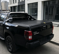 Couverture de benne de camionnette enroulable de qualité supérieure, imperméable, résistante aux déchirures, en PVC avec support de barre transversale pour Ford F150 Toyota Hilux Pickup