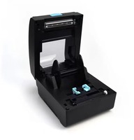 Stiker kode batang, hitam dan putih Desktop penerimaan termal Label Printer ponsel dengan pengupasan otomatis produk kertas termal