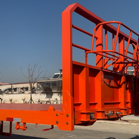 Semi-remorque plateau 3 essieux 20ft 45ft 40ft avec suspension pneumatique, plancher en acier, transport de conteneurs lourds 60 tonnes, prix usine