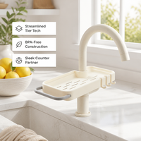 Égouttoir de lavabo détachable et ventilé pour éponge et savon