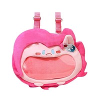 Sacs à bandoulière grande capacité à thème de personnages de dessins animés, sacs d'école, sacs à dos en peluche et sacs à bandoulière