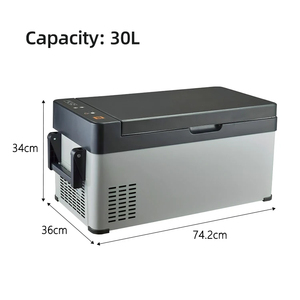 New 30L <strong>Mini</strong> Electric Traveller <strong>Fridge</strong> <strong>Car</strong> Freezer Portable <strong>Car</strong> <strong>Mini</strong> <strong>Fridge</strong> Compressor <strong>Fridge</strong> for Camping Truck Rv Boat - Product Image 2