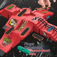 Kit d'entraînement professionnel de skateboard de table en plastique pour débutants, avec outils et accessoires pour la danse sur table, pour usage transfrontalier