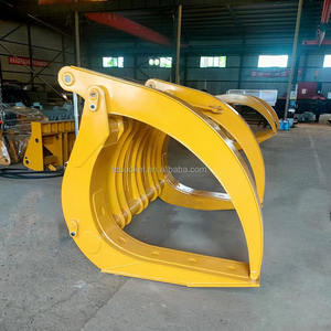 5 Tonnen Radlader aufsatz hydraulische Greifer lader Holz greifer zum Verkauf - Product Image 2